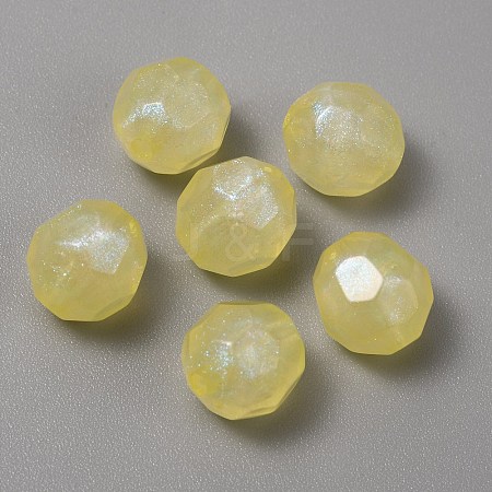 Translucent Acrylic Beads TACR-TAC0004-03B-1