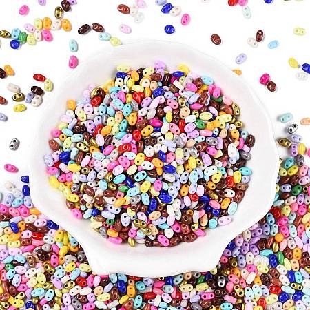 Baking Paint Glass Seed Beads SEED-T006-03-02-1