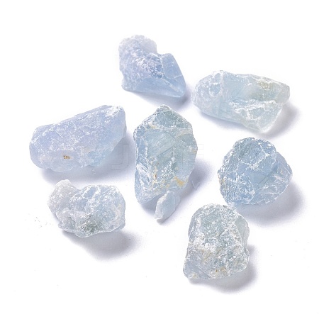 Rough Raw Natural Celestite/Celestine Beads G-C231-07-1