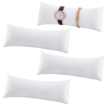Burlap Bracelet/Watch Pillow Displays BDIS-WH0007-05-1