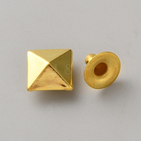 Brass Rivets KK-WH0103-009G-04-1