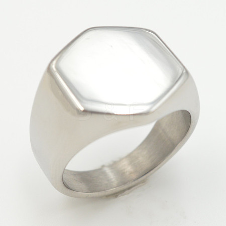 304 Stainless Steel Finger Rings FS-WG5F41B-22-1