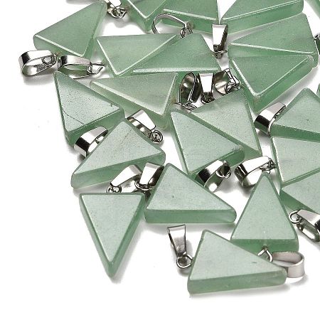 Natural Green Aventurine Pendants G-B127-04P-02-1