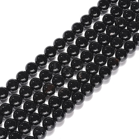 Natural Agate Beads Strands X-G-G390-8mm-01-1