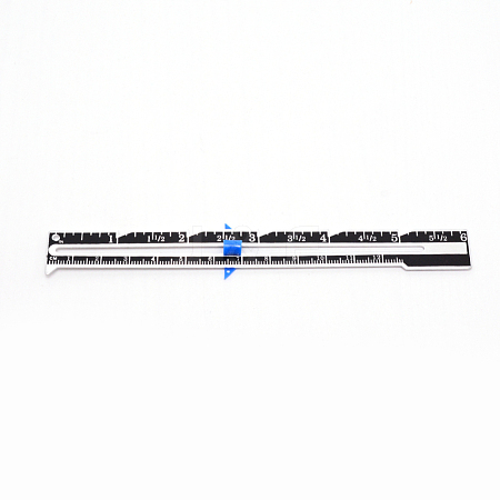 Aluminum Sliding Gauge Measuring Sewing Ruler Tool TOOL-WH0122-20-1