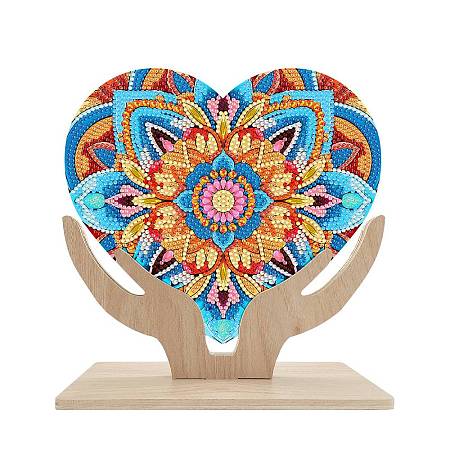 Heart DIY Diamond Painting Display Decoration Kits PW-WG56AC6-01-1