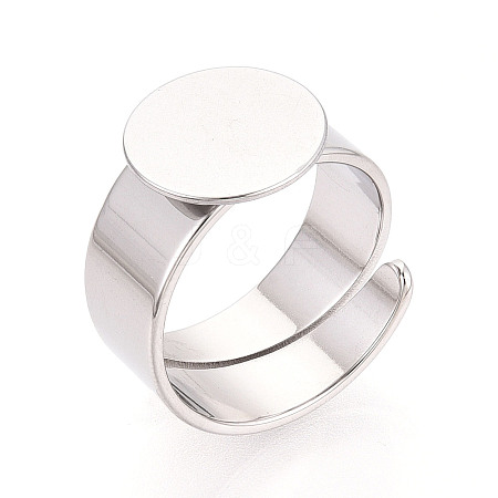 304 Stainless Steel Ring Base Findings STAS-N122-02A-P-1