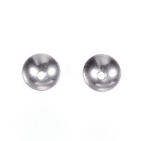 Tarnish Resistant 201 Stainless Steel Bead Caps STAS-F040-20A-P-1