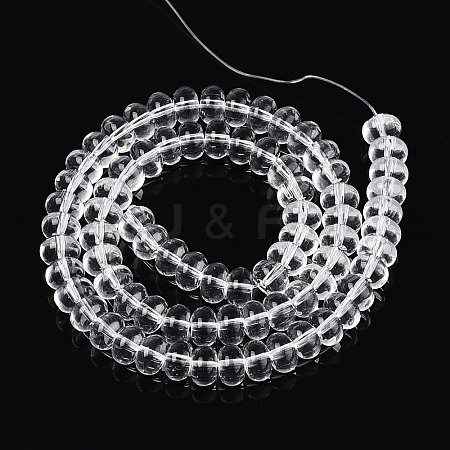 Transparent Glass Beads Strands GLAA-ZX008-8mm-19A-1
