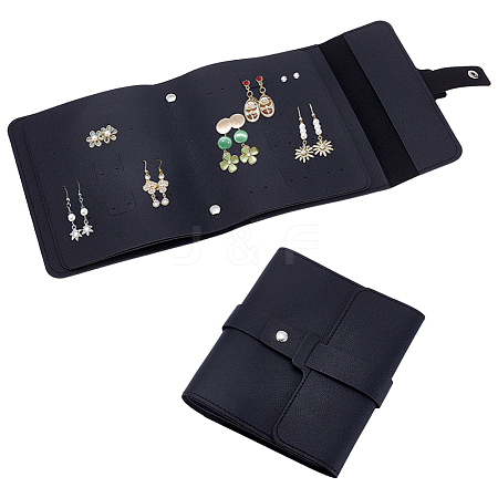 PU Leather Earring Storage Bags AJEW-SP0006-24D-1