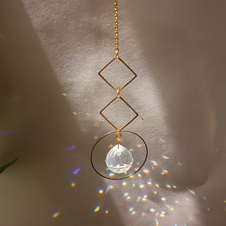 Quartz Crystal Big Pendant Decorations HJEW-PW0001-018E-1