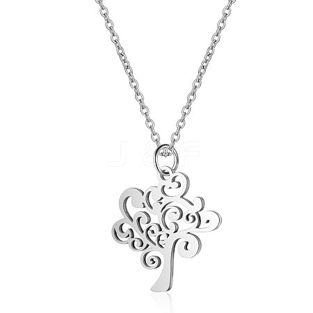 Non-Tarnish 201 Stainless Steel Pendants Necklaces NJEW-S069-TN487-1-1