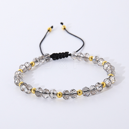 Bohemian Style Handmade Glass Braided Bead Bracelets for Women OL2464-3-1