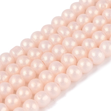 Baking Paint Glass Pearl Beads Strands DGLA-ZX001-05B-02-1