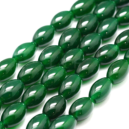 Natural Green Onyx Agate Bead Strands G-G877A-A05-1