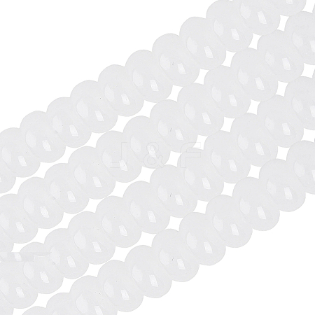 3 Strands Imitation Jade Glass Beads GLAA-PA0001-36B-03-1