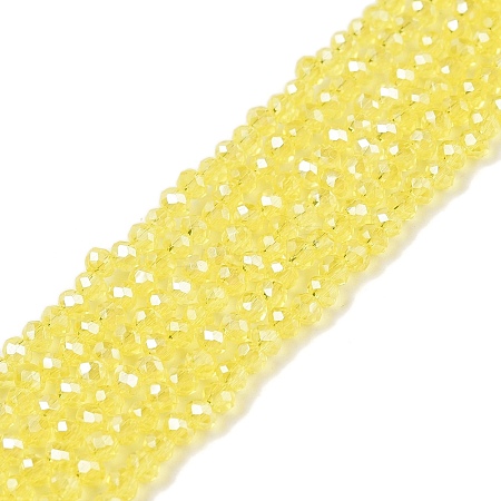 Electroplate Glass Beads Strands EGLA-A044-T1mm-A29-1