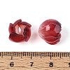 Flower Resin Bead Cap RESI-T059-17-3