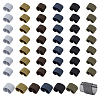 WADORN® 48Pcs 6 Colors Polyester Tactical Wide Strap Loop Keepers FIND-WR0008-15-1