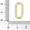 Brass Spring Gate Rings KK-S527-01G-B-3