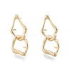 Brass Stud Earring Findings KK-G432-25G-1