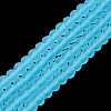 Transparent Glass Beads Strands EGLA-A034-T6mm-MD08-2