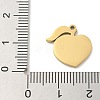 304 Stainless Steel Enamel Charms STAS-I322-84D-G-3