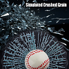 Resin 3D Baseball PVC Waterproof Car Stickers DIY-WH0349-181-4