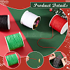 4 Rolls 4 Colors Nylon Braided Cord NWIR-GA0001-01-4