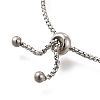 Non-Tarnish 304 Stainless Steel Box Chain Slider Bracelets LS-BJEW-M233-02P-3