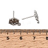 304 Stainless Steel Stud Earring Findings SA-CBAAD0D-07P-3