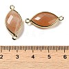 Natural Mixed Stone Faceted Connector Charms G-K347-03G-B-4