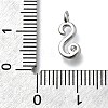 Brass Micro Pave Cubic Zirconia Pendants KK-B132-12P-S-3