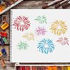 Large Plastic Reusable Drawing Painting Stencils Templates DIY-WH0202-162-6