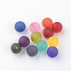 Transparent Acrylic Corrugated Beads X-FACR-S040-M-1