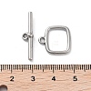 304 Stainless Steel Toggle Clasps STAS-A092-07P-3