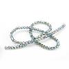 Electroplate Glass Beads Strands EGLA-D021-72-2