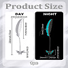 1Pc Zinc Alloy Bookmarks AJEW-LP0005-85-2