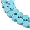 Geark Cross Natural Magnesite Beads Strands G-N0131-04D-4