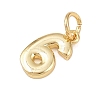 Brass Charms KK-G544-10G-06-2
