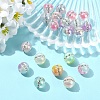 20Pcs Resin Imitation Cat Eye Beads RESI-YW0006-08-4