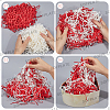 4 Sets 2 Colors Christmas Themed Paper Shredded Paper Filler OCOR-SP0001-07-6