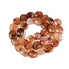 Dyed & Heated Natural Agate Beads Strands G-N359-15A-09-3