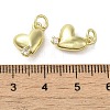 Rack Plating Brass Micro Pave Clear Cubic Zirconia Charms KK-G487-04G-3