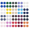80Pcs 20 Colors 4-Hole Resin Buttons BUTT-TA0001-29A-2