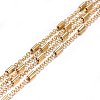 Handmade Ion Plating(IP) 304 Stainless Steel Link Chains STAS-P213-07G-1