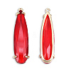 Transparent K9 Glass Pendants GLAA-N038-59-F09-1