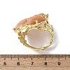 Natural Quartz Cuff Rings RJEW-M076-06G-4