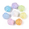UV Plating Opaque Acrylic Beads SACR-N019-01-1