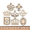 Unfinished Wooden Cutouts WD-CBACC5B-12-3